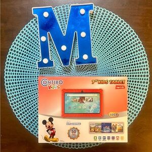 Contixo RED V8 7" Inch 32GB Kids Tablet w/50 Disney Story E-Books Android 11